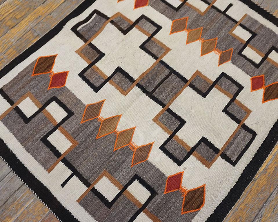 Wool Early 20th Century American Navajo Carpet For Sale