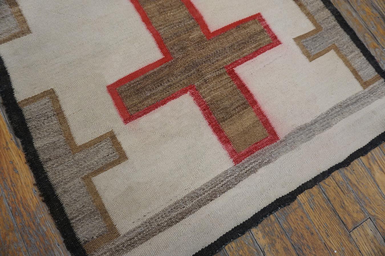 Early 20th Century American Navajo Carpet ( 2'6