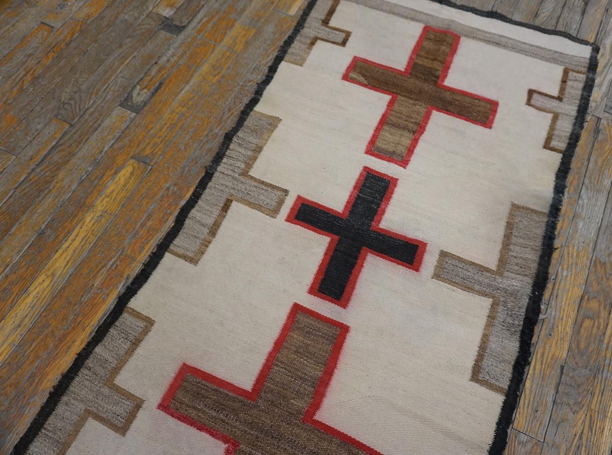 Early 20th Century American Navajo Carpet  For Sale 4
