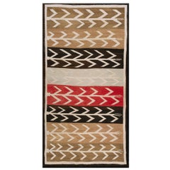  Early 20th Century American Navajo Carpet with Corn Design 4'6'' x 8'8''