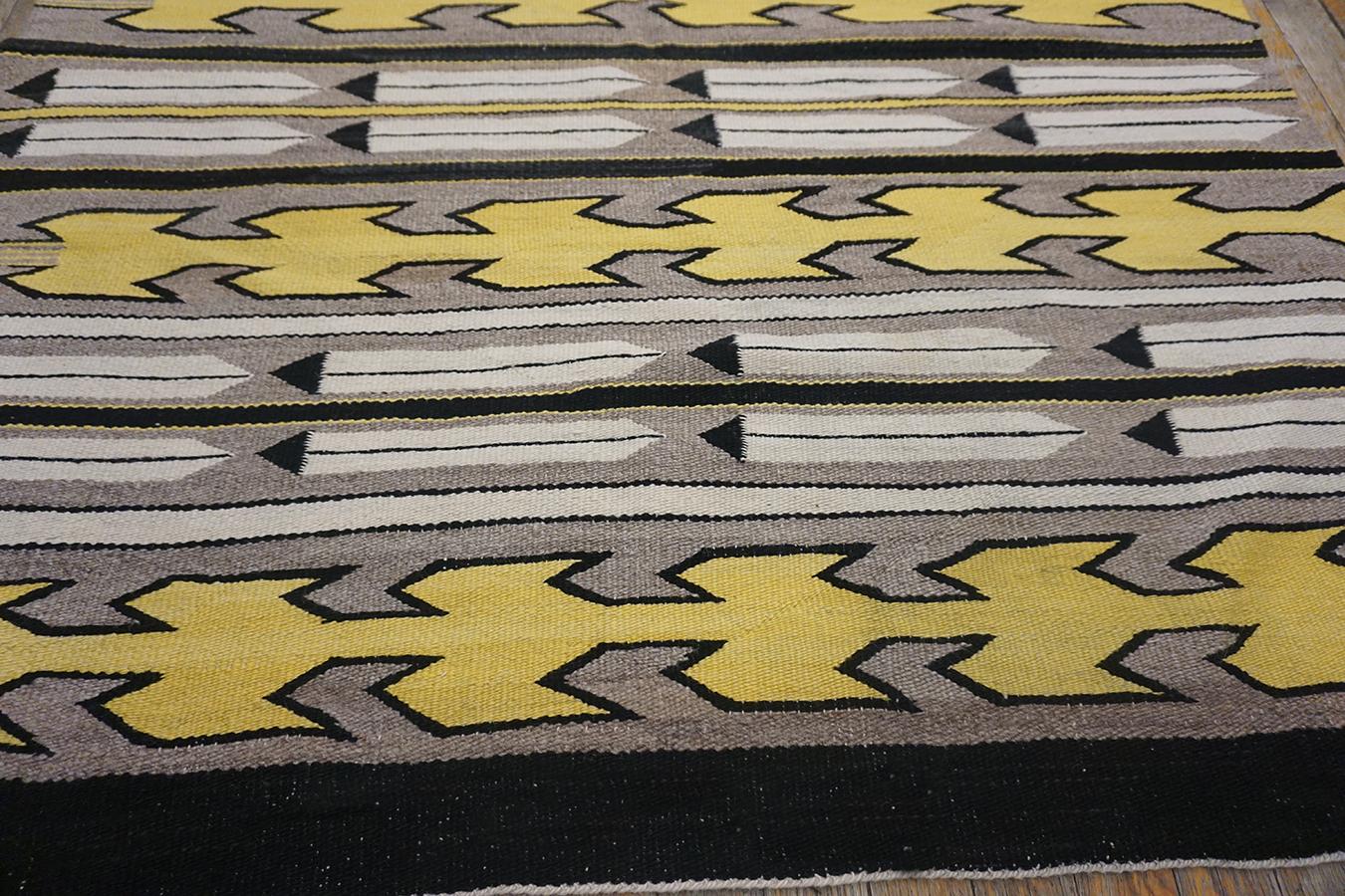 Early 20th Century American Navajo Carpet with Corn Design For Sale 2