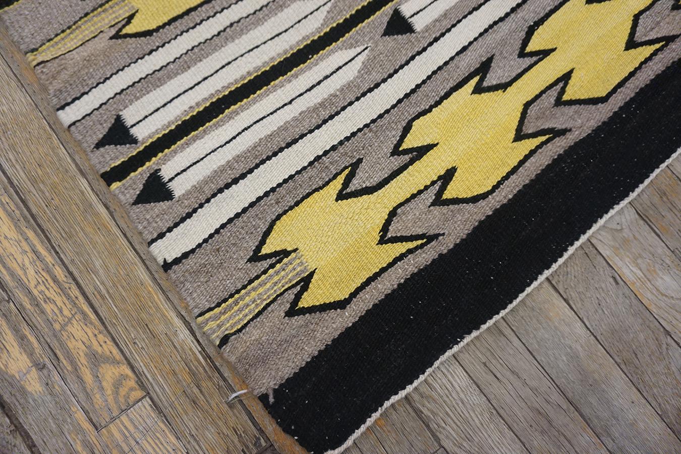 Early 20th Century American Navajo Carpet with Corn Design For Sale 3