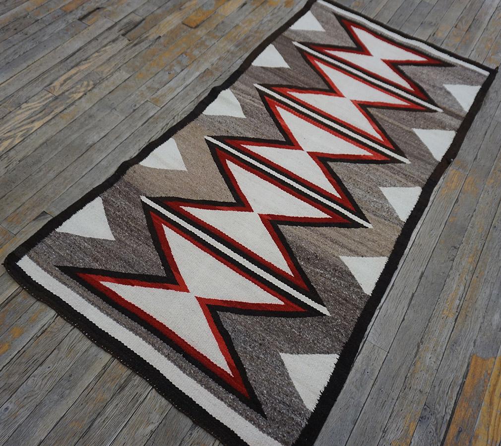Tapis en cristal Navajo américain du début du 20e siècle en vente 5