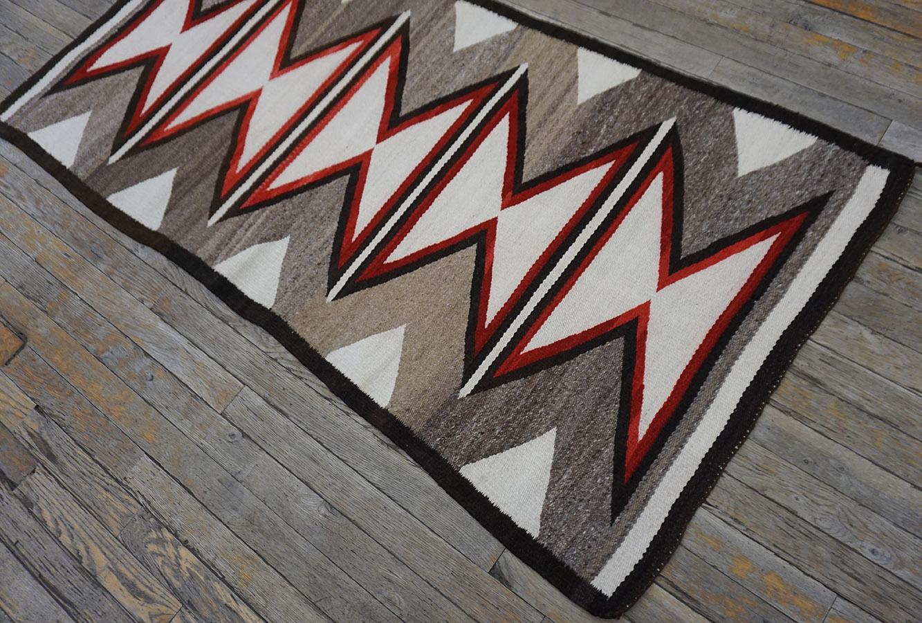 Tapis en cristal Navajo américain du début du 20e siècle en vente 7