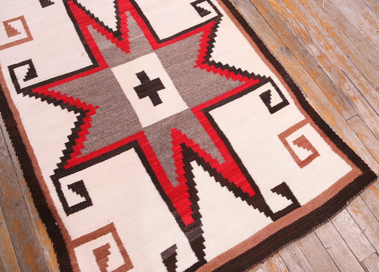 Early 20th Century American Navajo Crystal Rug, Size:  2' 10