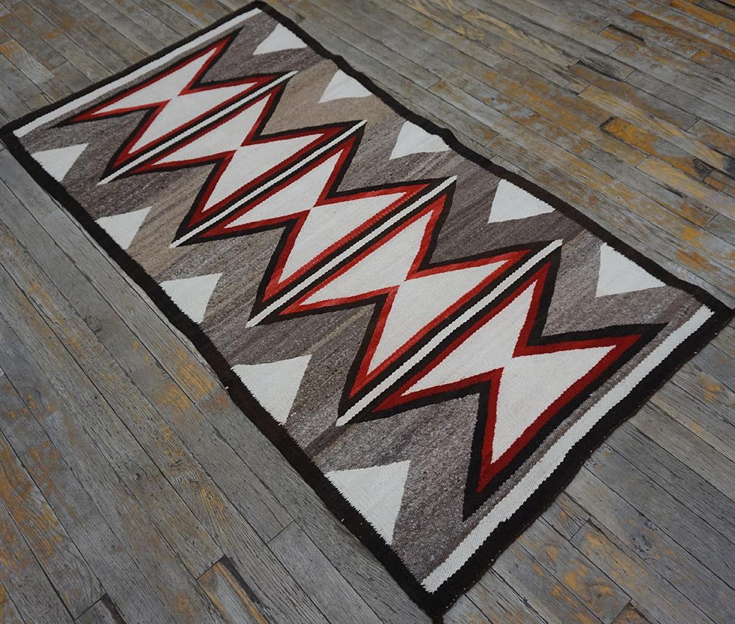 Tapis en cristal Navajo américain du début du 20e siècle Bon état - En vente à New York, NY