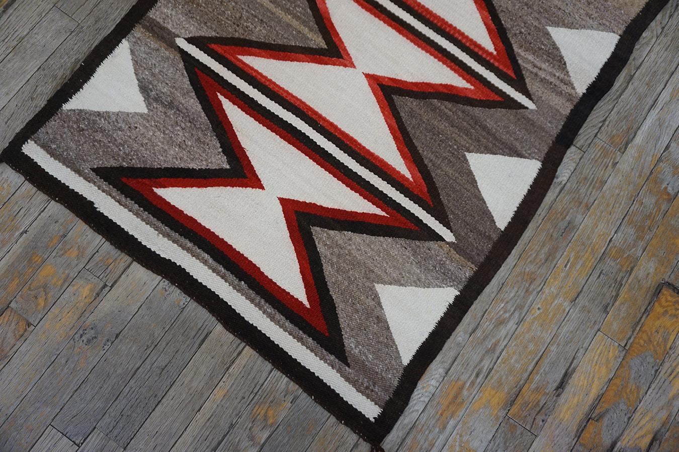 Milieu du XXe siècle Tapis en cristal Navajo américain du début du 20e siècle en vente