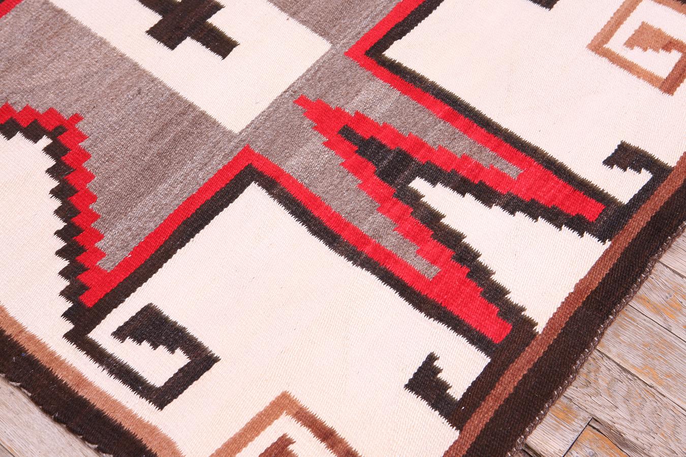 Mid-20th Century Early 20th Century American Navajo Crystal Rug For Sale
