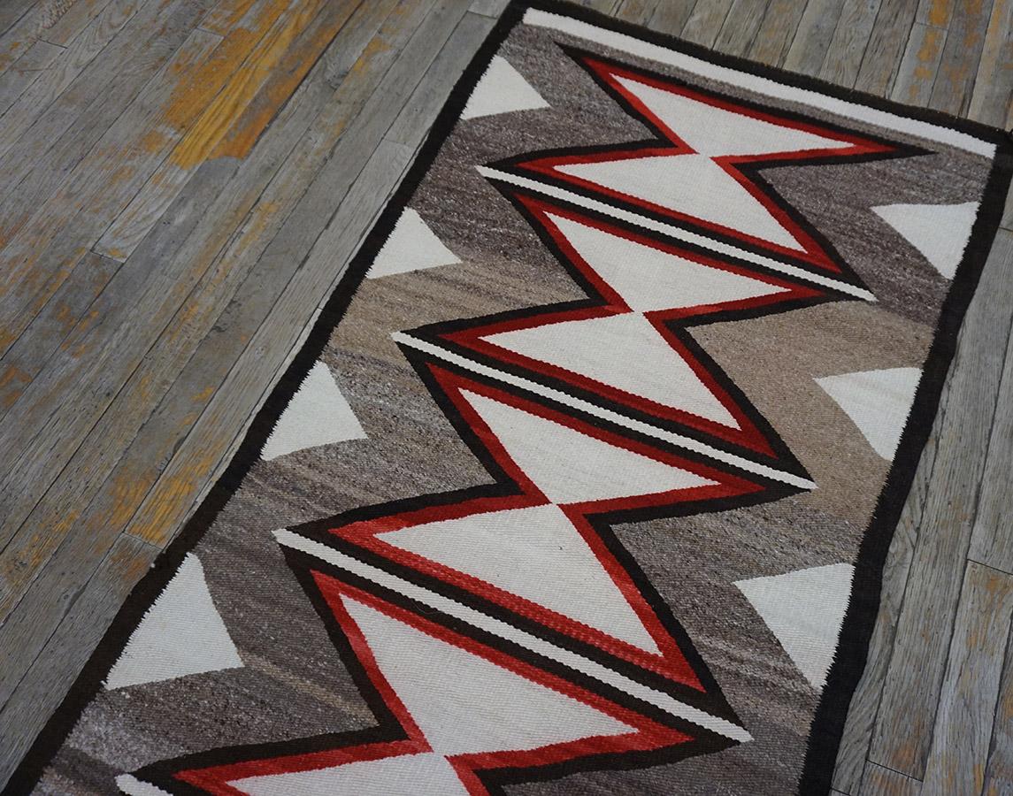 Tapis en cristal Navajo américain du début du 20e siècle en vente 1