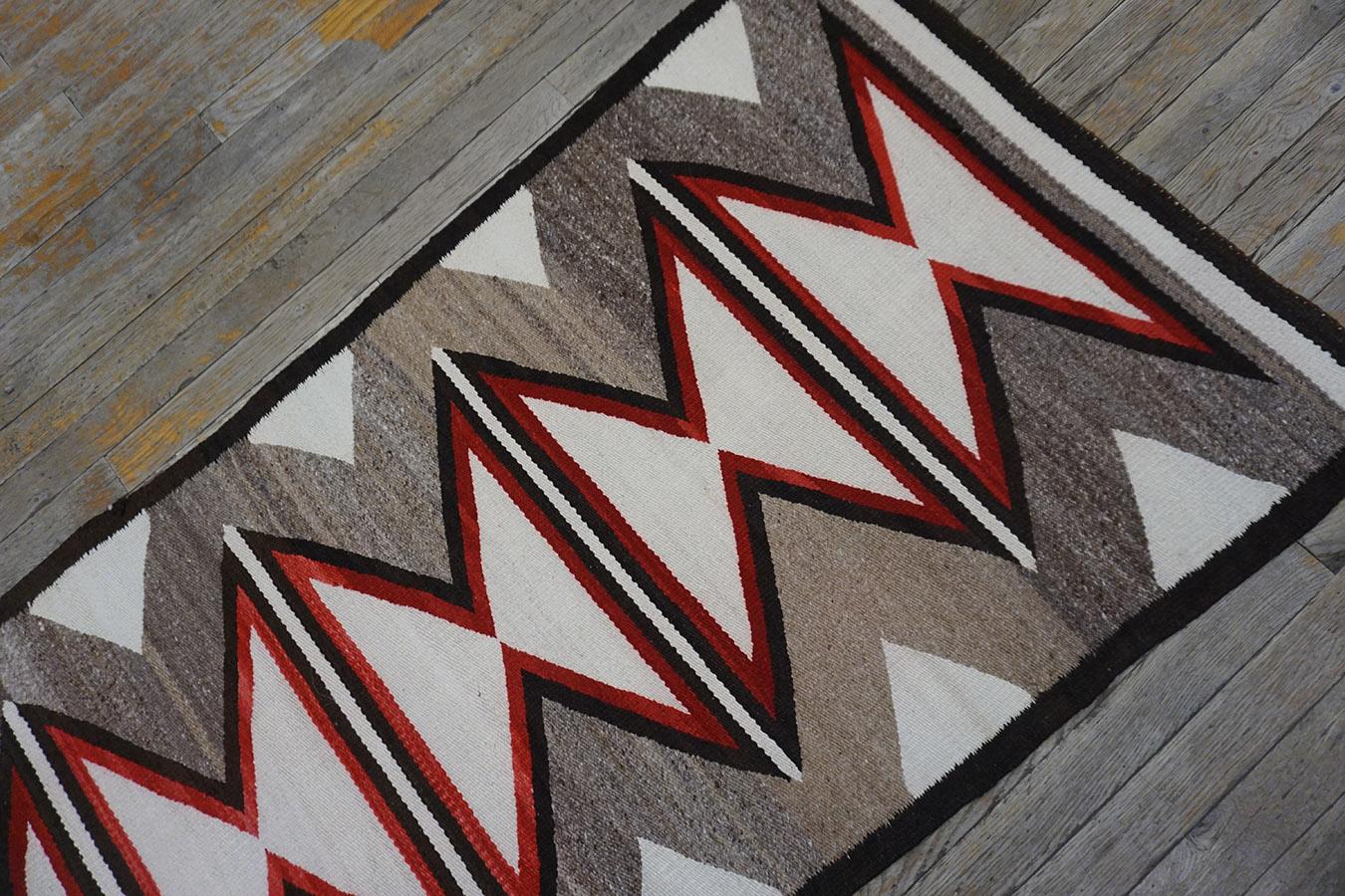 Tapis en cristal Navajo américain du début du 20e siècle en vente 3