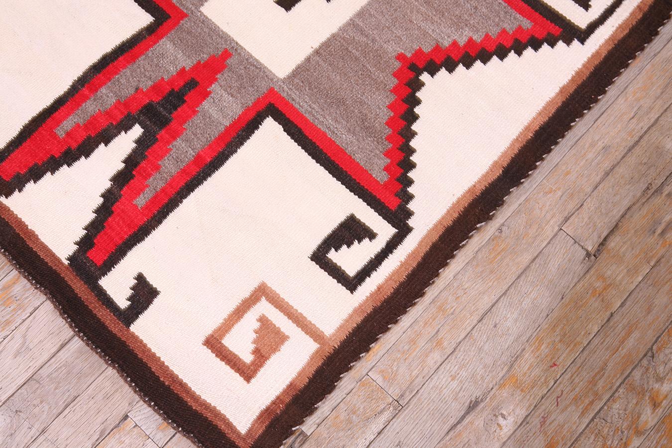 Early 20th Century American Navajo Crystal Rug For Sale 3