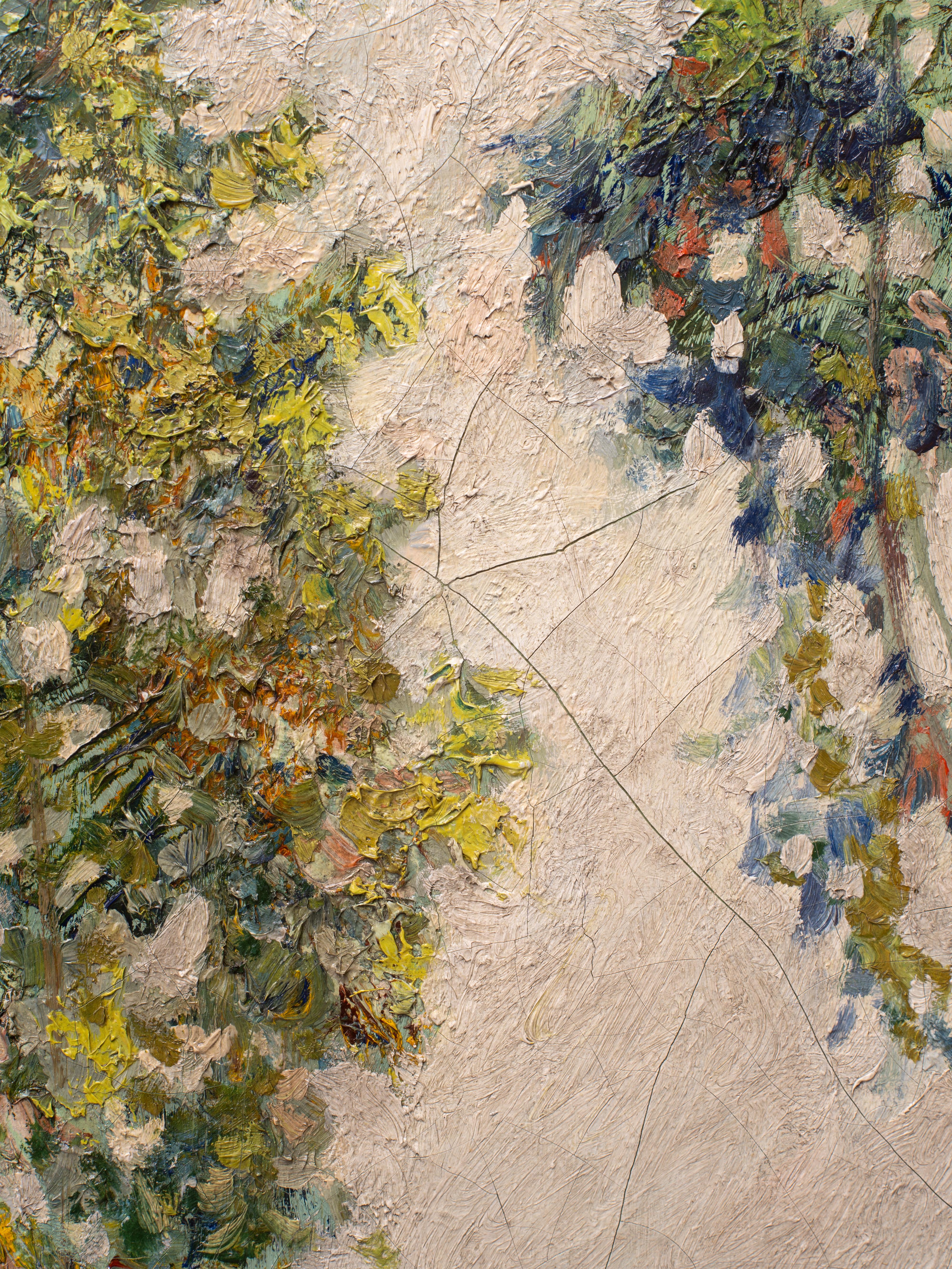 Early 20th Century American Oil Painting of River Landscape by Athol Ewing en vente 5