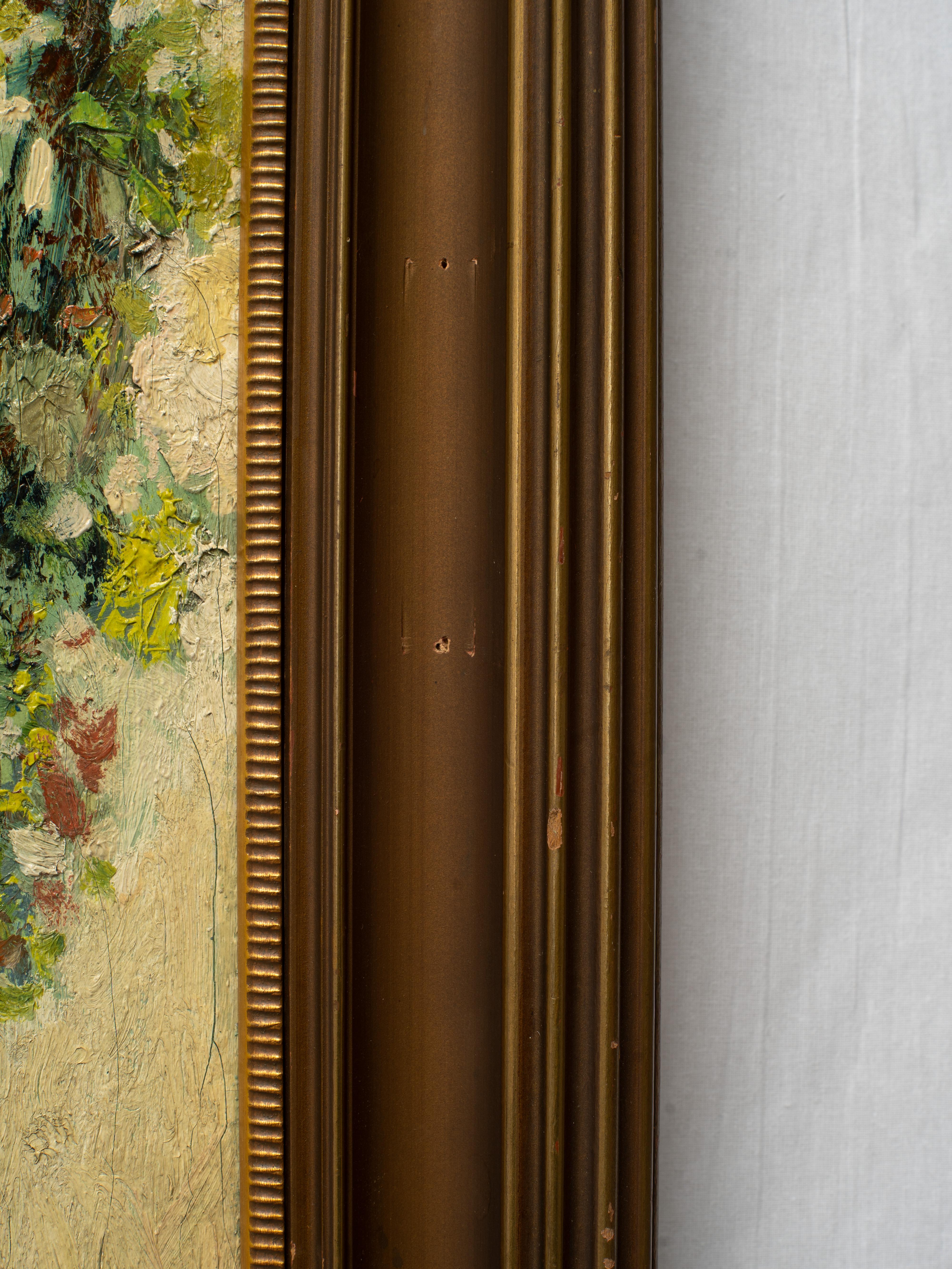 Early 20th Century American Oil Painting of River Landscape by Athol Ewing en vente 7