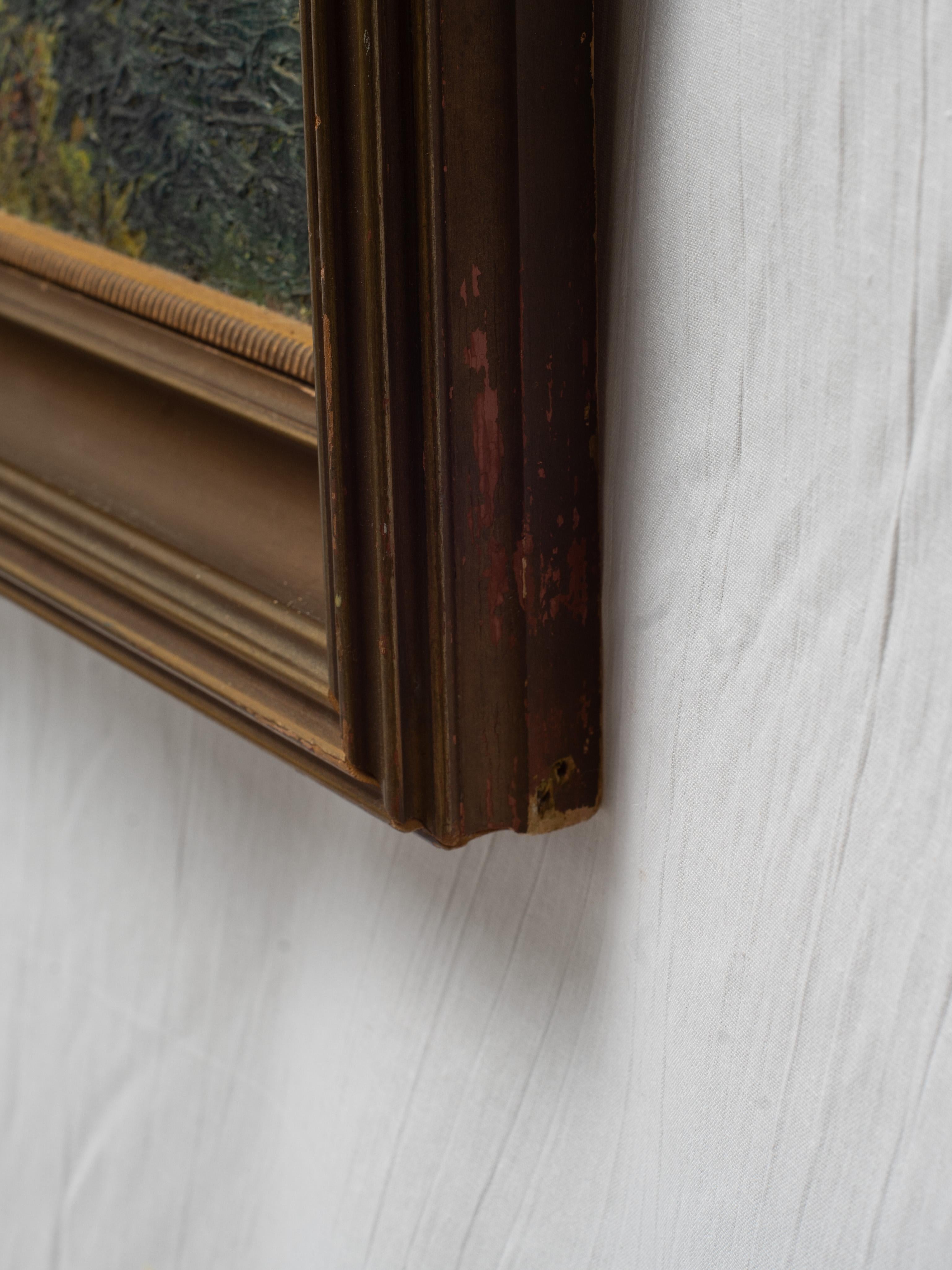 Early 20th Century American Oil Painting of River Landscape by Athol Ewing en vente 11