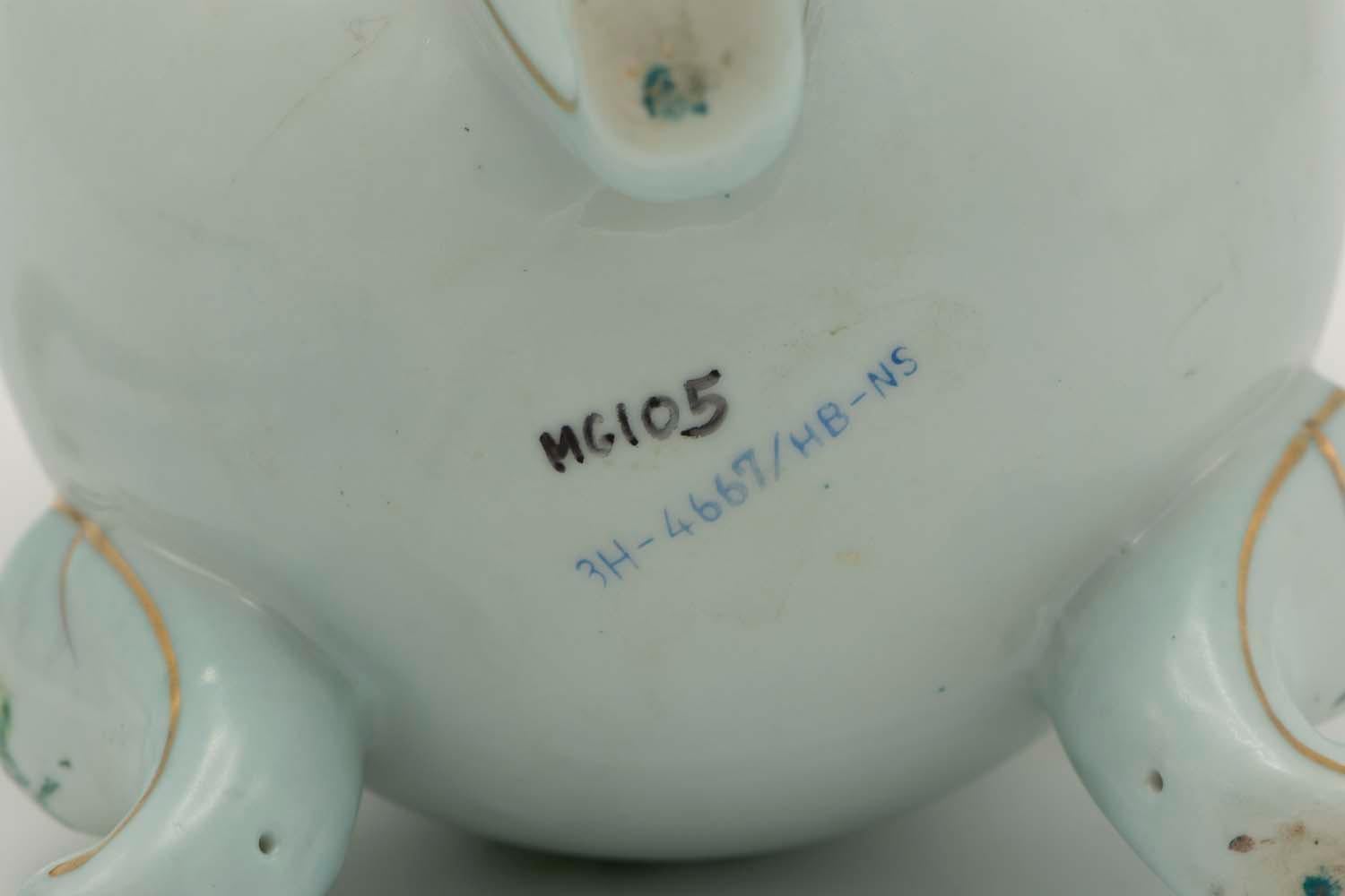 Early 20th Century American Porcelain Salt-Water Dish for the Passover Seder 2