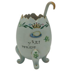 Early 20th Century American Porcelain Salt-Water Dish for the Passover Seder