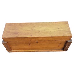 Early 20th Century American Primitive Wooden Tool Box