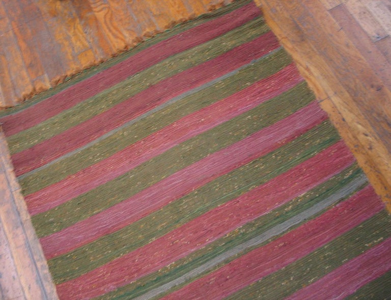 Early 20th Century American Rag Rug For Sale at 1stDibs