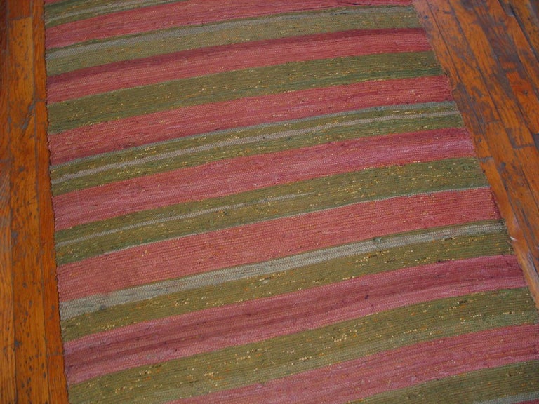 Early 20th Century American Rag Rug For Sale at 1stDibs