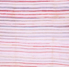 Amerikanischer Rag-Teppich des frühen 20. Jahrhunderts ( 5'5" x 5'5" - 165 x 165)