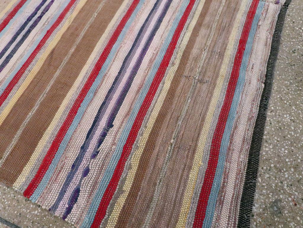 American Rag Rug de principios del siglo XX Tejido a mano en venta