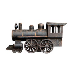 Antique Early 20th Century American Scratch Built Toy Train  