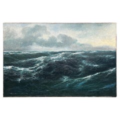Early 20th Century American Seascape Oil Painting