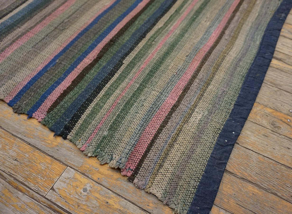 Early 20th Century American Shaker Rag Rug For Sale 6