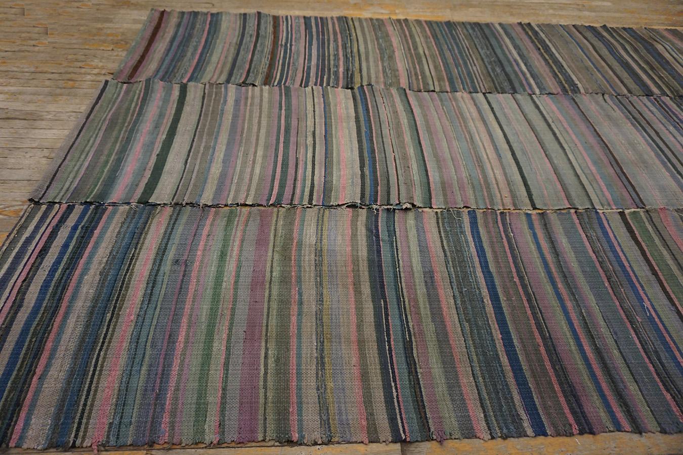 Early 20th Century American Shaker Rag Rug For Sale 8