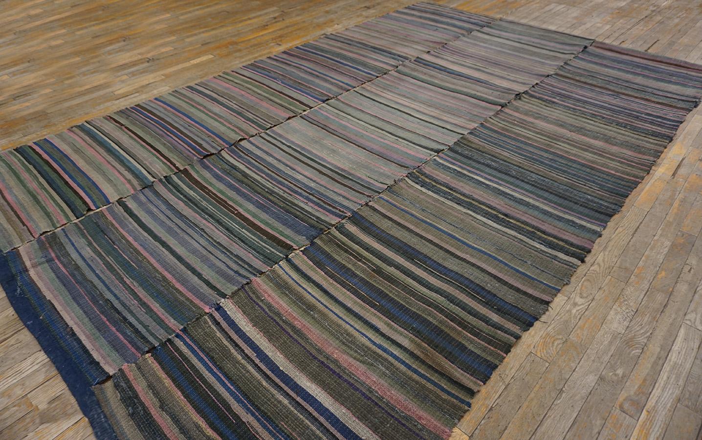 Early 20th Century American Shaker Rag Rug For Sale 9