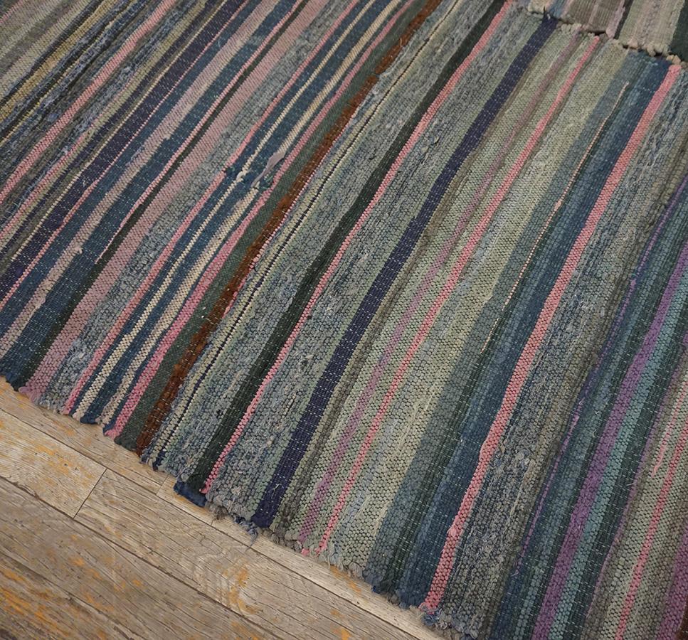 Early 20th Century American Shaker Rag Rug For Sale 10