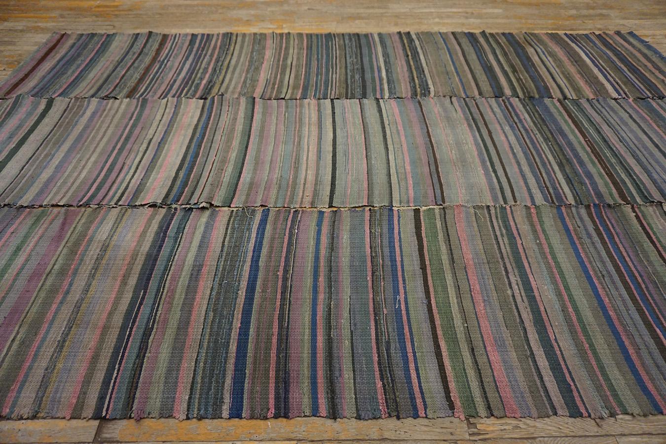 Early 20th Century American Shaker Rag Rug For Sale 11