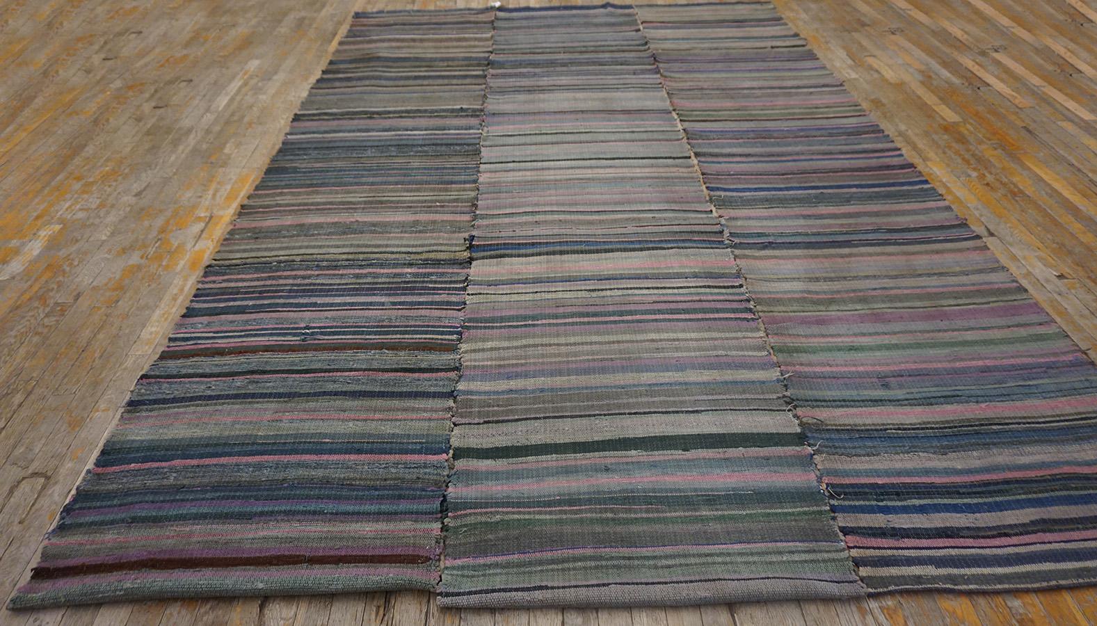 Early 20th Century American Shaker Rag Rug For Sale 1