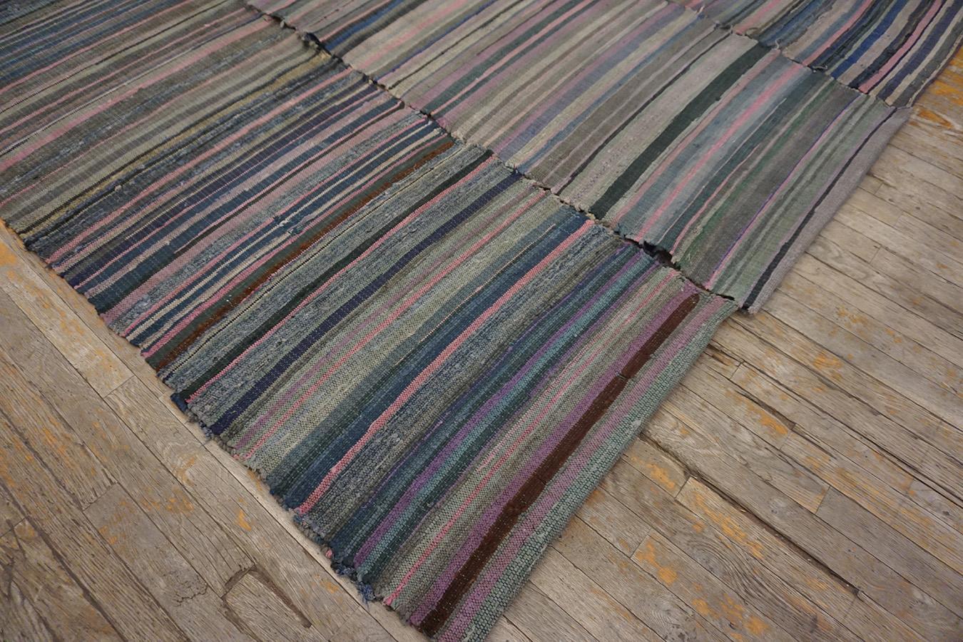 Early 20th Century American Shaker Rag Rug For Sale 2