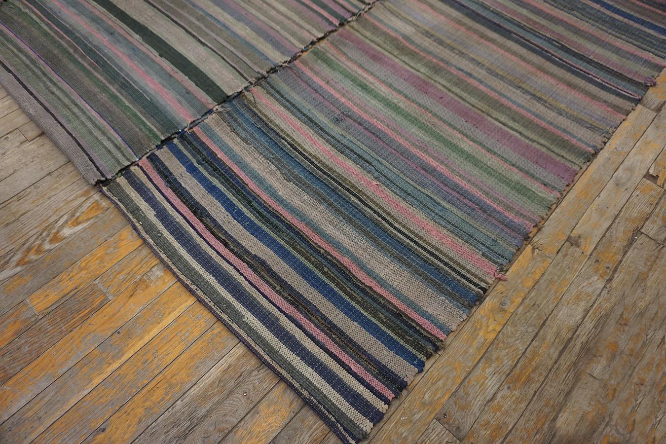 Early 20th Century American Shaker Rag Rug For Sale 3