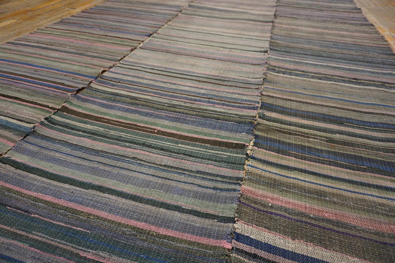 Early 20th Century American Shaker Rag Rug For Sale 4