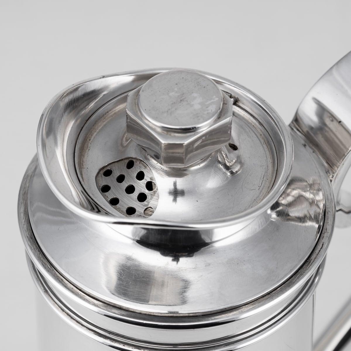 Early 20th Century American Solid Silver Tankard Cocktail Shaker, New York c1900 For Sale 12