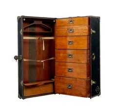 Early 20th century American steamer fitted chest