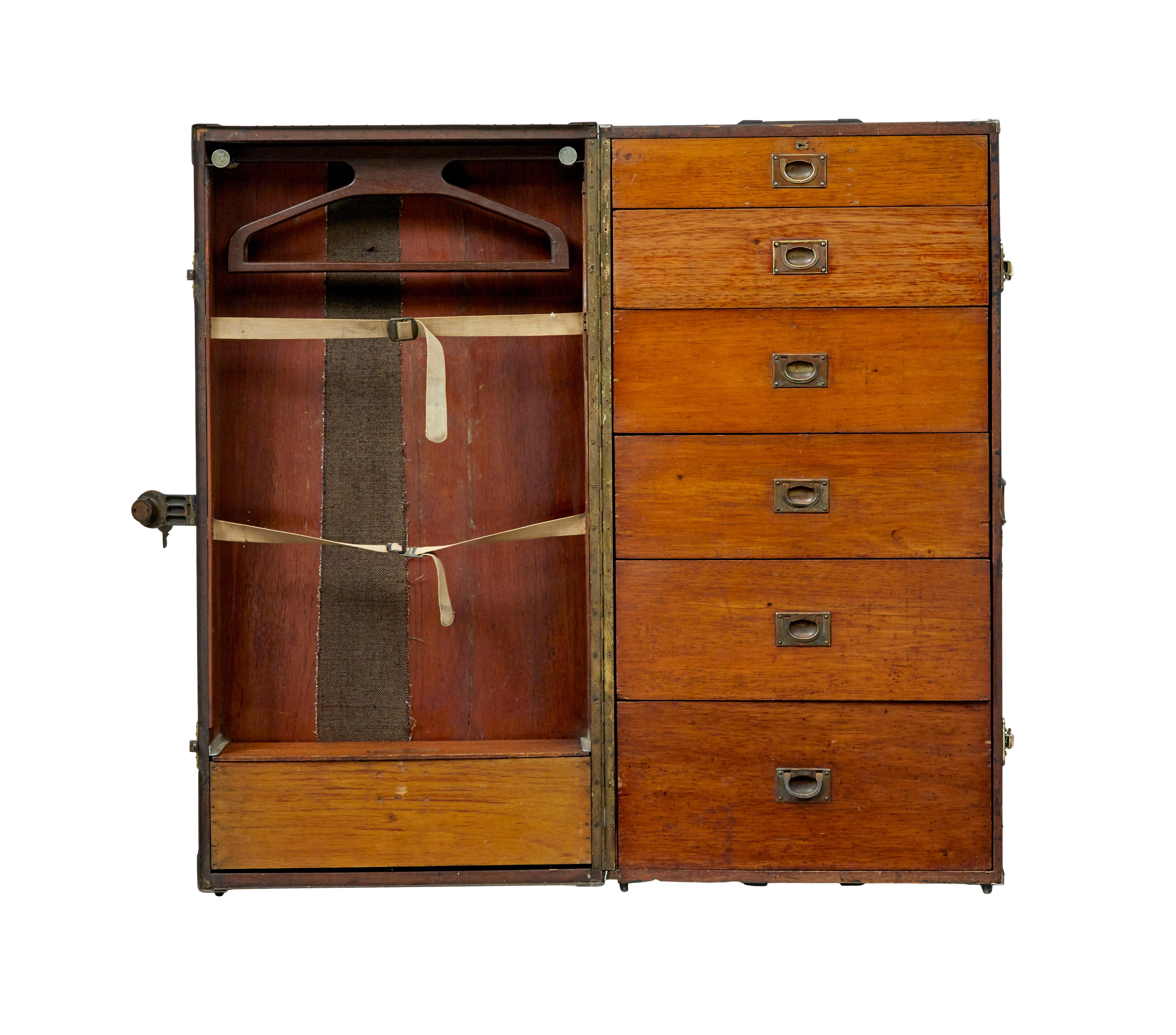 Édouardien Coffre à vapeur américain du début du 20e siècle en vente