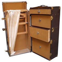 Early 20th Century American Trunk with Original Travel Labels, 1930