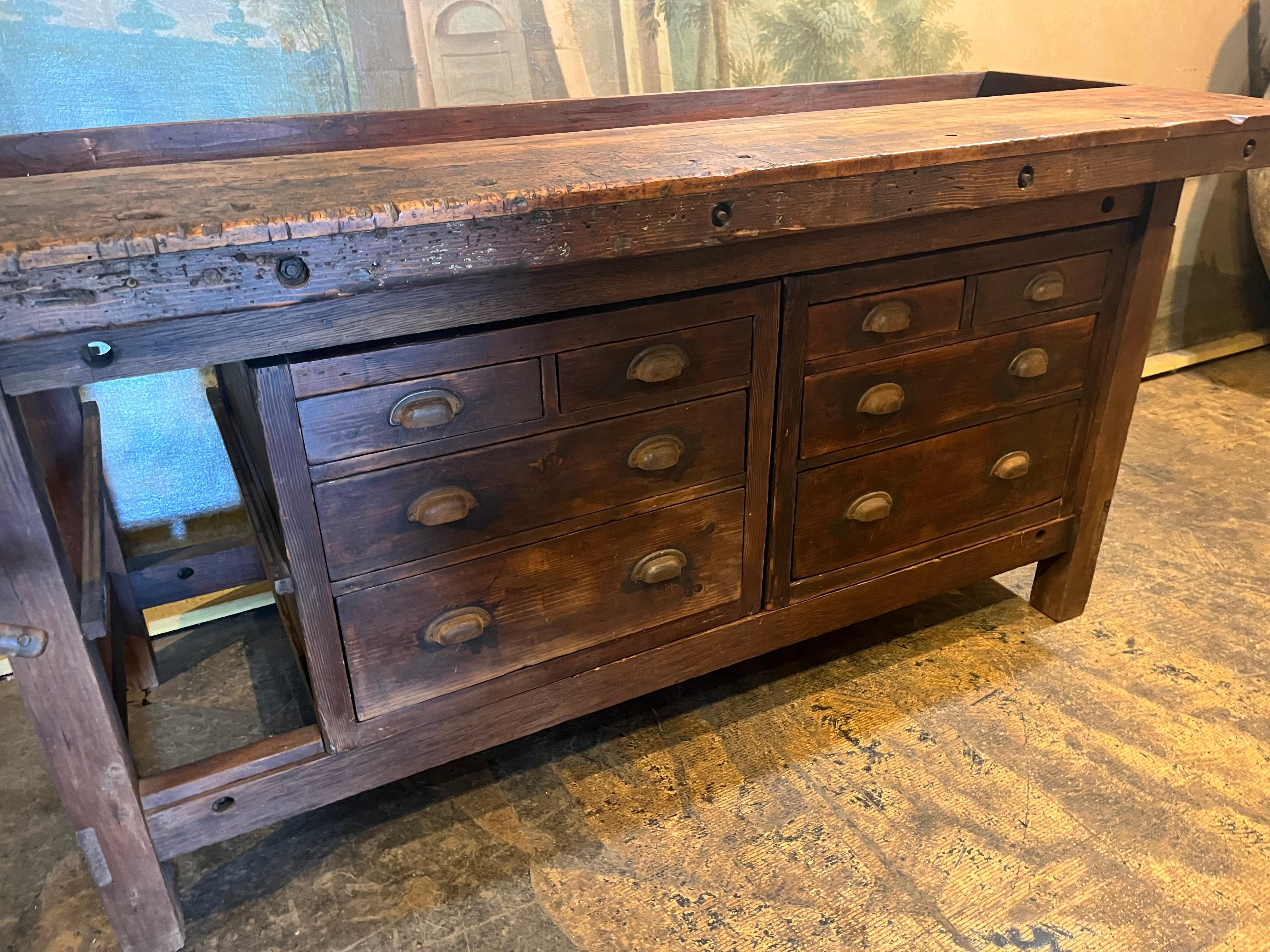 used woodworking bench