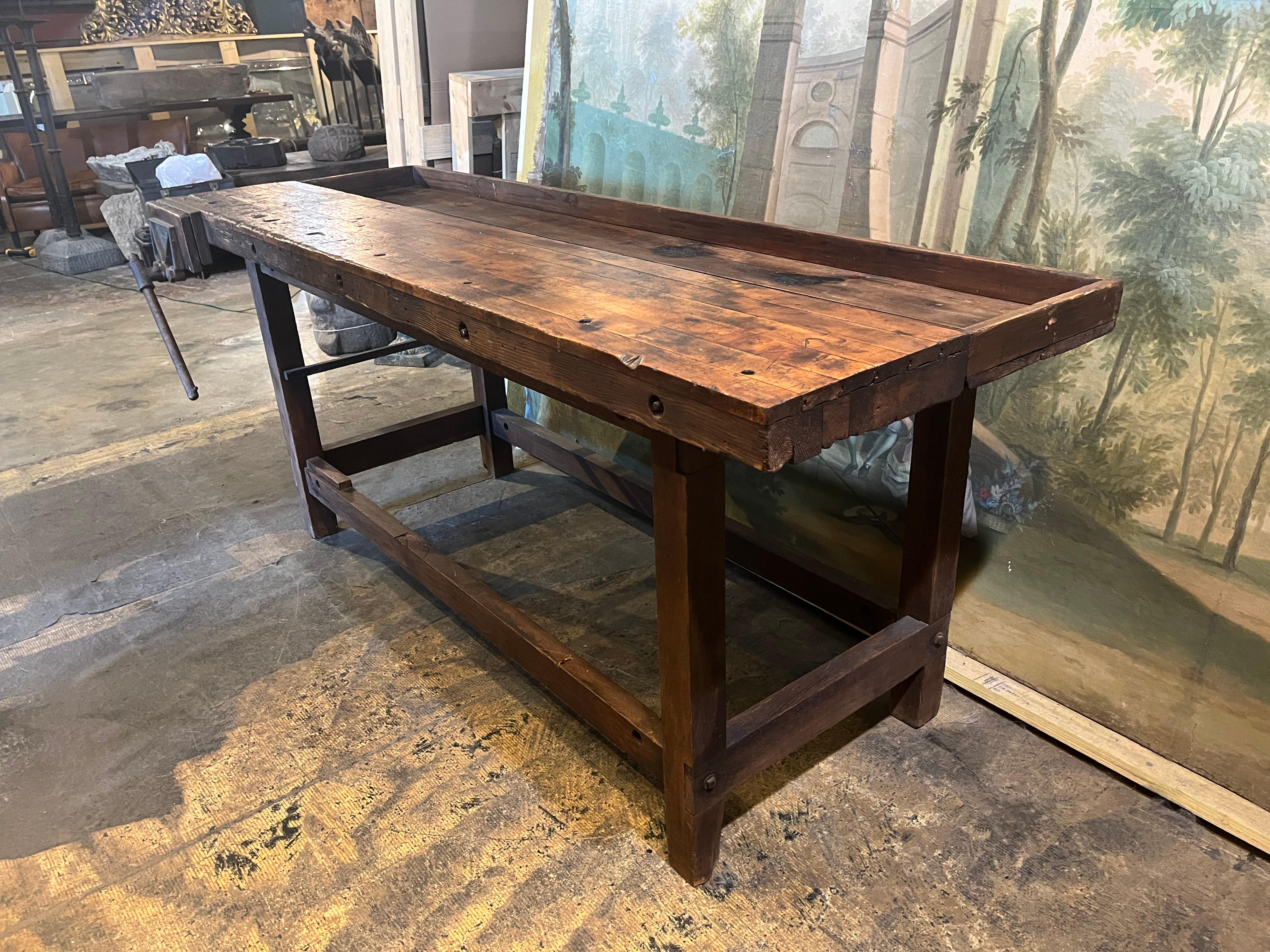 Early 20th Century American Work Bench 2