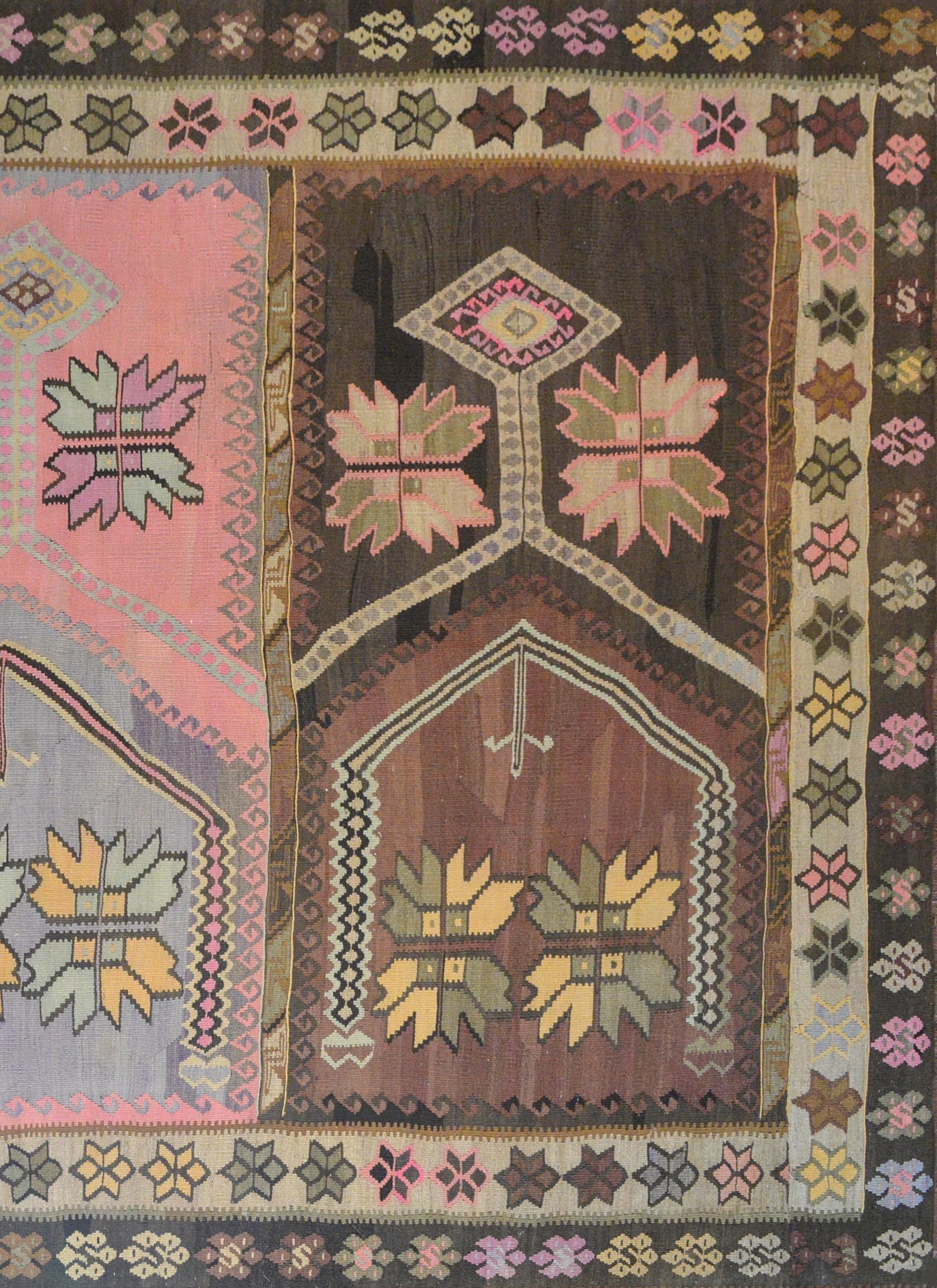 Turkish Early 20th Century Anatolian Kilim Rug For Sale