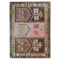 Alfombra Kilim de Anatolia de principios del siglo XX