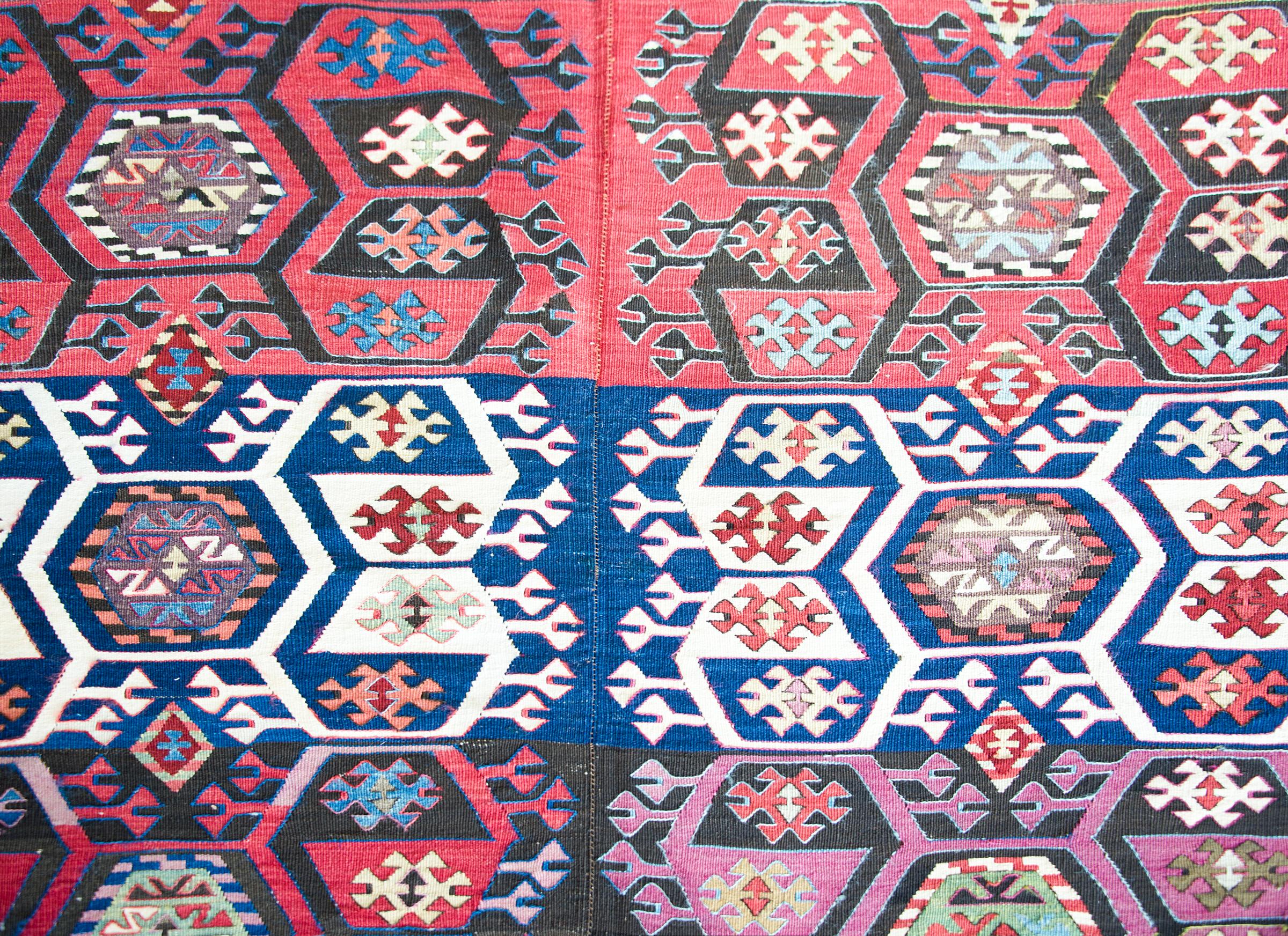 Early 20th Century, Anatolian Turkish Kilim For Sale 6