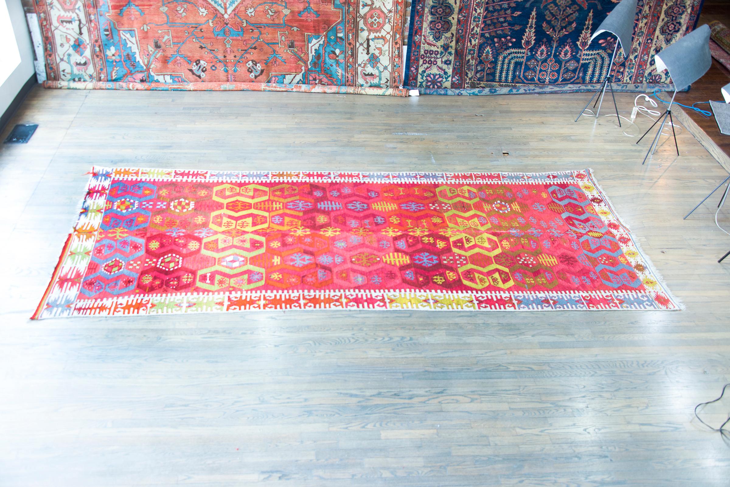 Early 20th Century Anatolian Turkish Kilim Rug 11