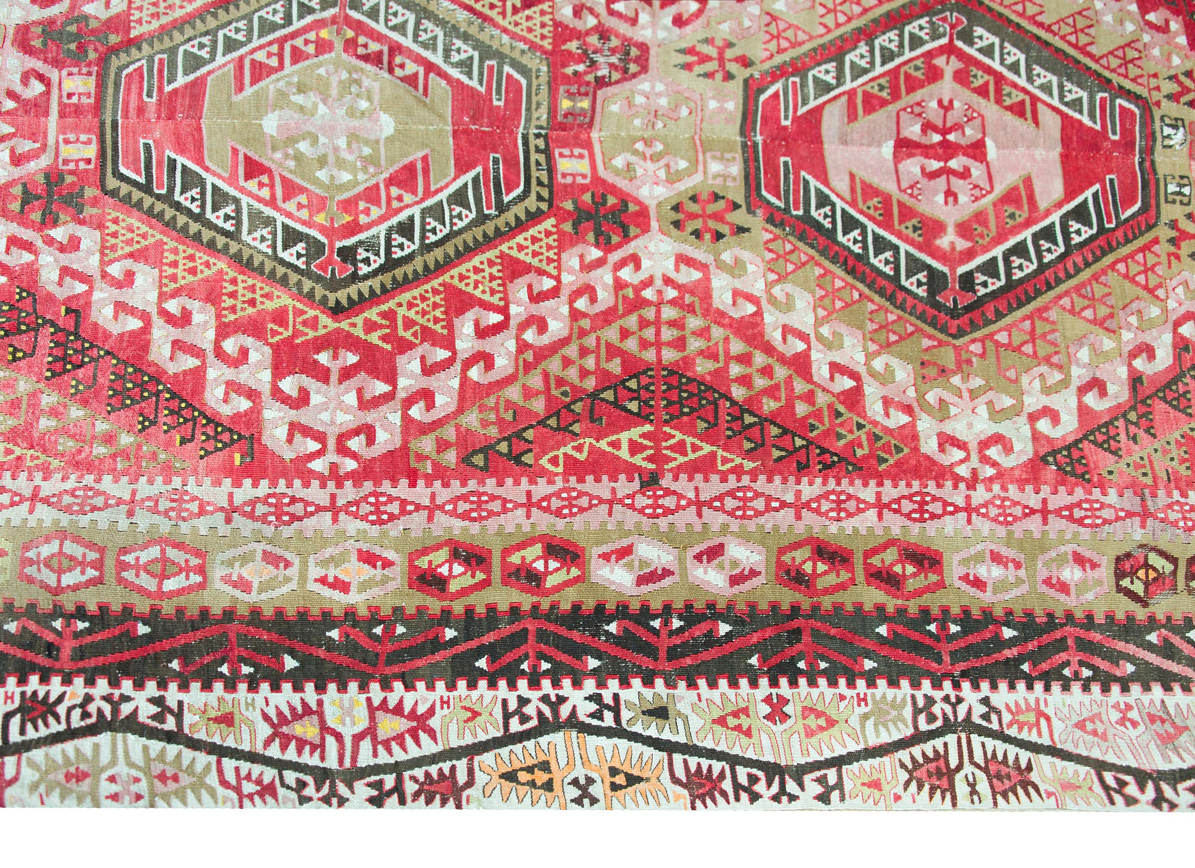 Hand-Woven Early 20th Century Anatolian Turkish Rug For Sale