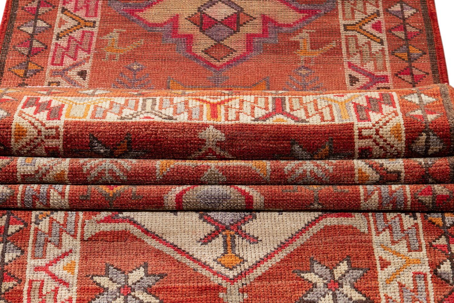 Early 20th Century Anatolian Village Runner Rug For Sale 4