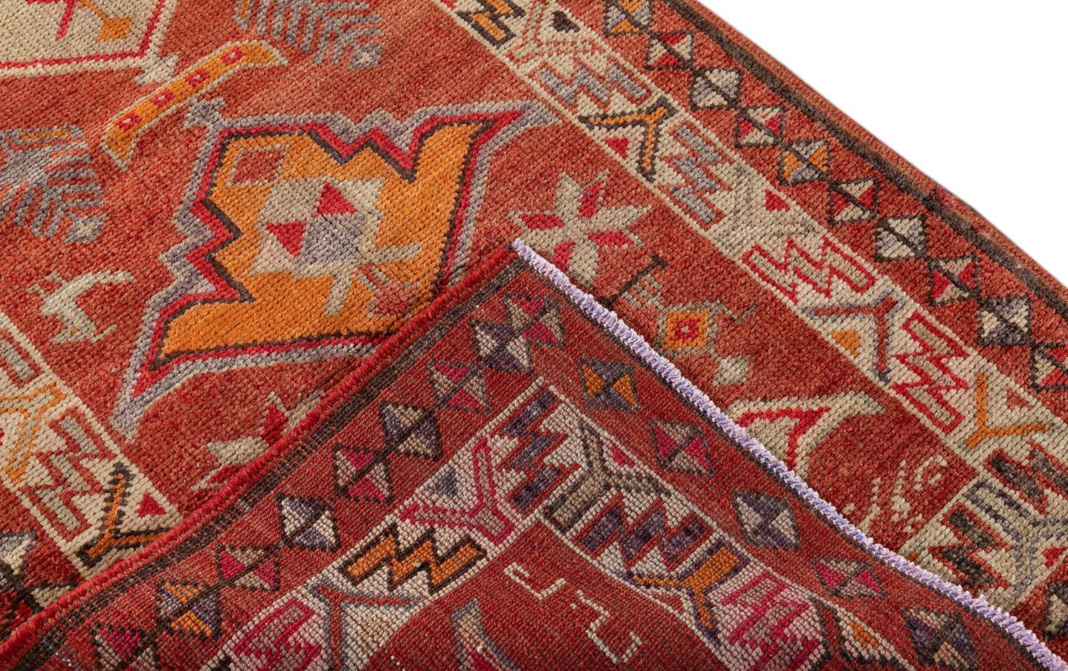 Early 20th Century Anatolian Village Runner Rug For Sale 2