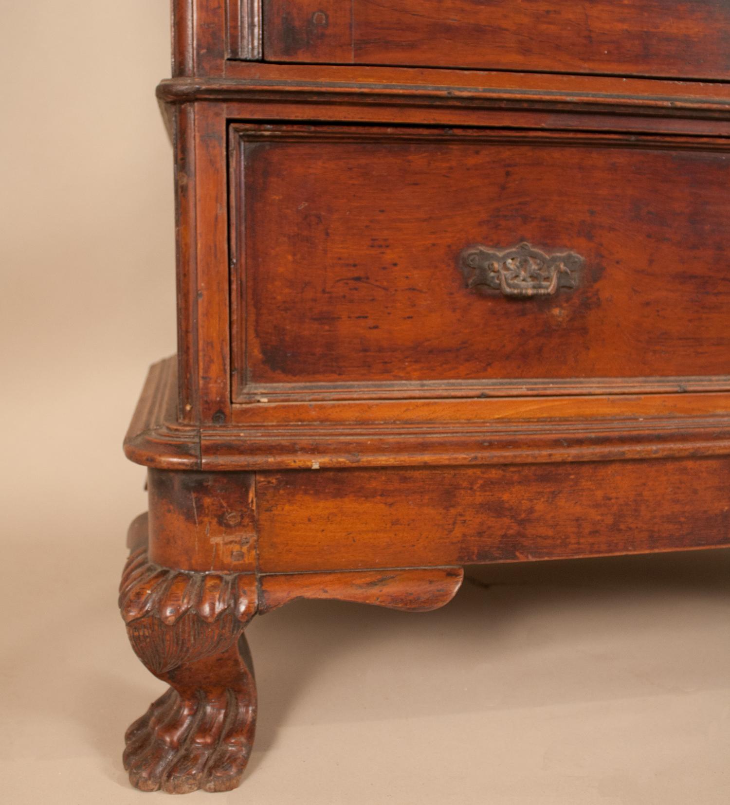 Early 20th Century Anglo-Indian Mahogany Armoire Storage Cabinet 6